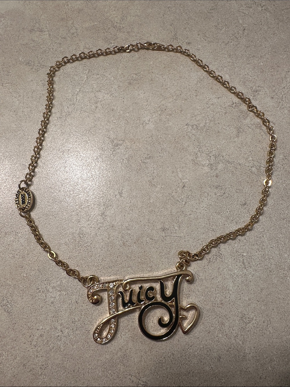 Juicy Couture Gold-Tone Statement Necklace - 2008 Limited Edition